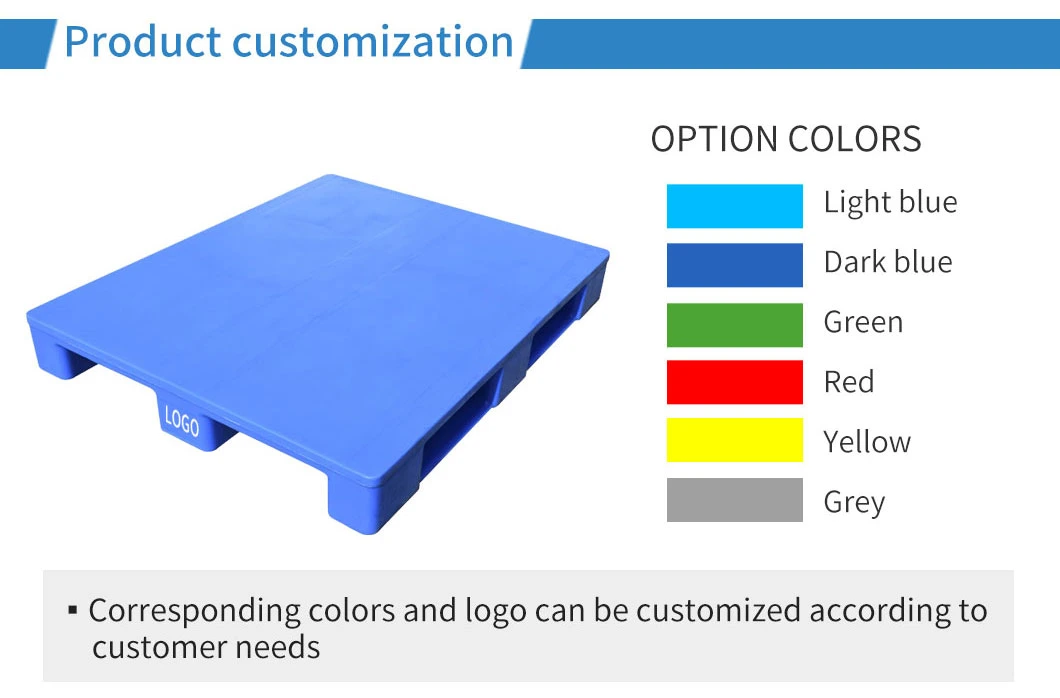 120 *120 *16.5cm Euro Standard/European/Steel Reinforced/100% Virgin HDPE/Anti Slip/Flat Top/Heavy Duty/Heat Resistant/Closed Plastic Pallet for Food Industry