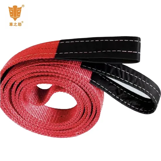5ton Red High Quality Polyester Webbing Lifting Sling 100% Polyester
