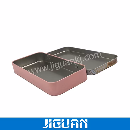 Caixa de lápis com design personalizado, caixa de armazenamento de ferro e metal