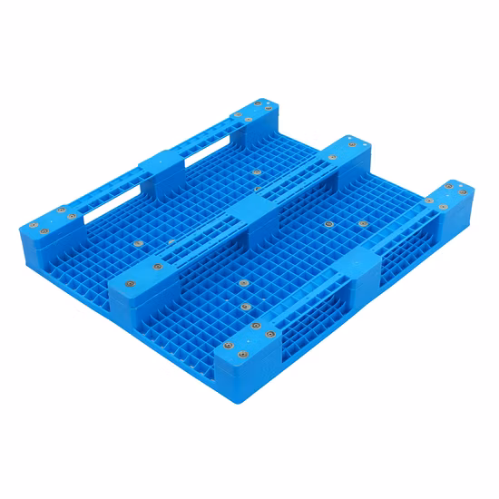 Armazém resistente OEM Armazenamento em rack de aço reforçado sólido/plano de quatro vias de entrada higiênica de qualidade alimentar durável HDPE Paletes de plástico Euro industrial para rack